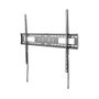 StarTech.com Soporte de Pared para TV Fijo, Compatible con TVs Curvos, Abrazadera de Plástico y Acero, Negro