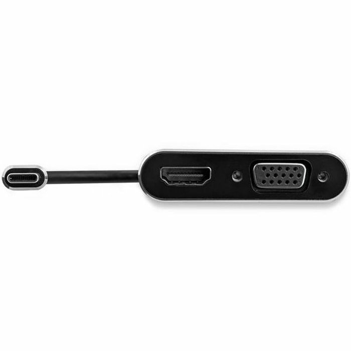 Adaptador USB C a VGA/HDMI Startech CDP2HDVGA Negro Adaptador USB C a VGA/HDMI Startech CDP2HDVGA Negro