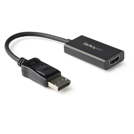 StarTech.com DP2HD4K60H Adaptador DisplayPort a HDMI 4K 60Hz HDR, DisplayPort 1.4 Macho a HDMI 2.0b Hembra, Ultra HD hasta 18Gbps, Plug & Play