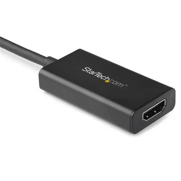 StarTech.com DP2HD4K60H Adaptador DisplayPort a HDMI 4K 60Hz HDR, DisplayPort 1.4 Macho a HDMI 2.0b Hembra, Ultra HD hasta 18Gbps, Plug & Play