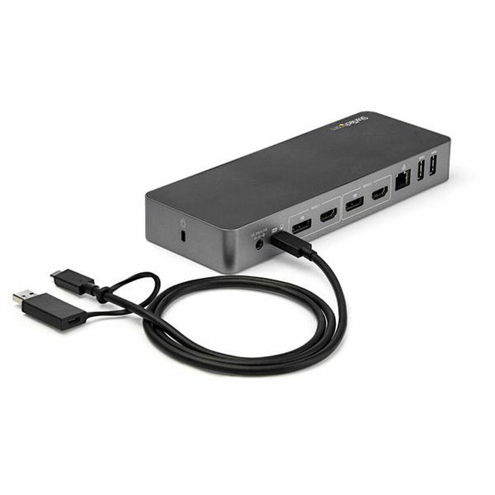 StarTech.com Docking Station Universal Híbrida USB-C/USB-A con Doble 4K y PD 100W StarTech.com Docking Station Universal Híbrida USB-C/USB-A con Doble 4K y PD 100W