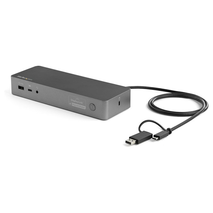 StarTech.com Docking Station Universal Híbrida USB-C/USB-A con Doble 4K y PD 100W StarTech.com Docking Station Universal Híbrida USB-C/USB-A con Doble 4K y PD 100W