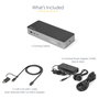 StarTech.com Docking Station Universal Híbrida USB-C/USB-A con Doble 4K y PD 100W