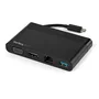 Startech Adaptador Multipuerto USB-C 4K con HDMI, VGA, USB-A y GbE Negro DKT30CHVCM