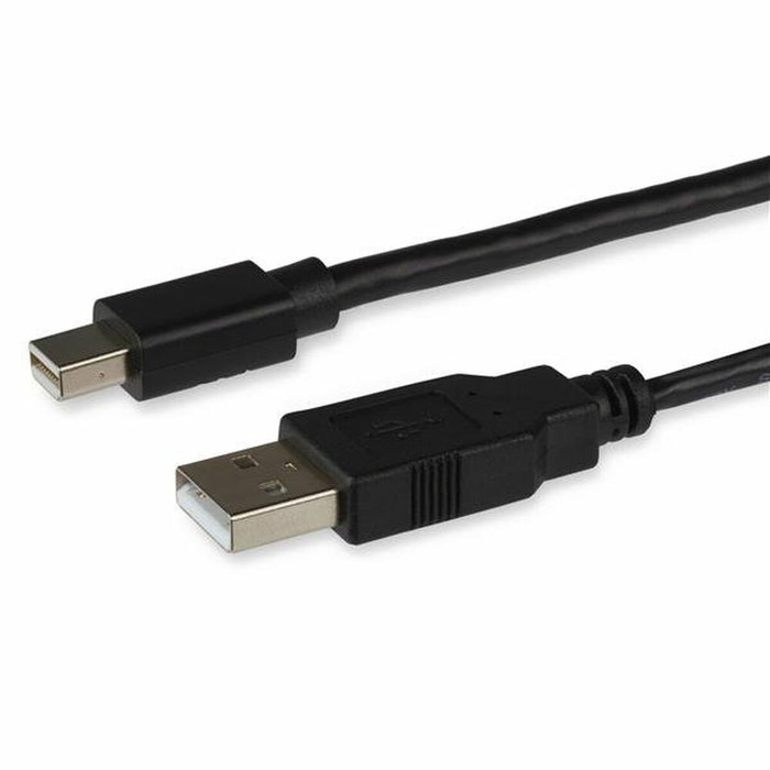 StarTech.com Adaptador Mini DisplayPort a DVI de Enlace Doble, Alimentado por USB, Negro