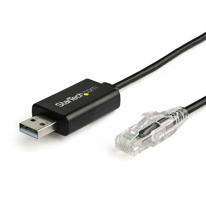 StarTech.com Cable Rollover Consola Cisco USB a RJ45 1,8m Negro StarTech.com Cable Rollover Consola Cisco USB a RJ45 1,8m Negro