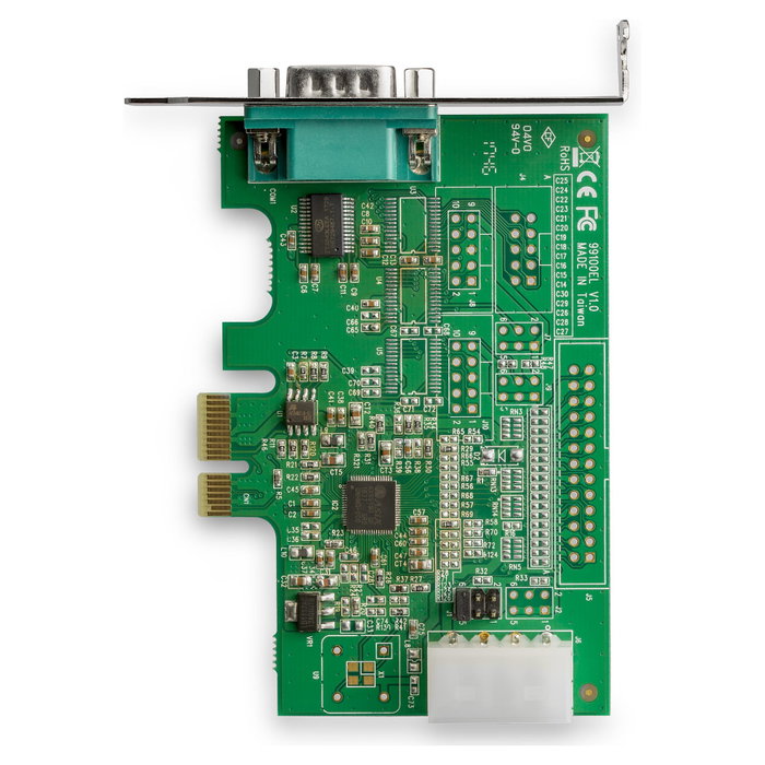 StarTech.com PEX1S953LP Tarjeta de 1 Puerto Serie RS232 con UART 16950, PCIe, Verde