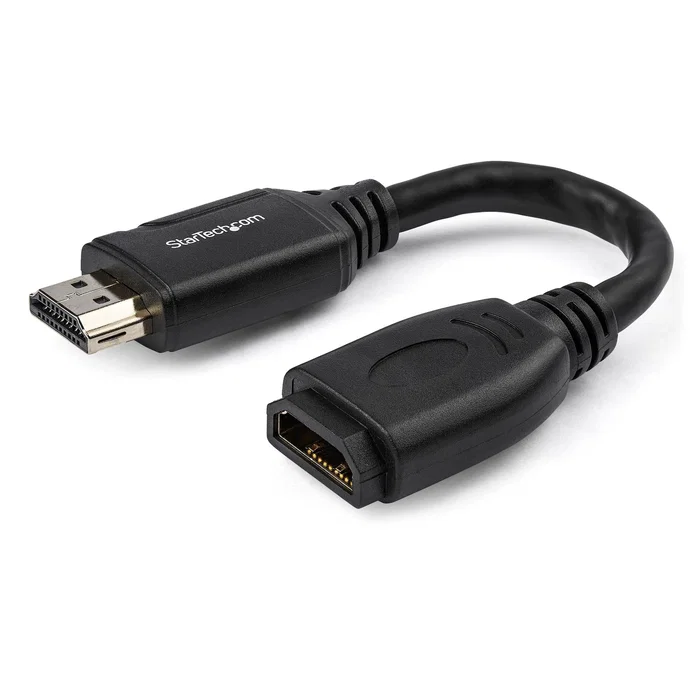 StarTech.com Cable Alargador HDMI 2.0 de 15 cm, 4K 60Hz, Macho a Hembra, Negro StarTech.com Cable Alargador HDMI 2.0 de 15 cm, 4K 60Hz, Macho a Hembra, Negro