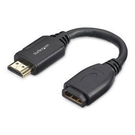 StarTech.com Cable Extensión HDMI 2.0 15cm Alta Velocidad 4K 60Hz Alargador