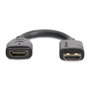 StarTech.com Cable Extensión HDMI 2.0 15cm Alta Velocidad 4K 60Hz Alargador