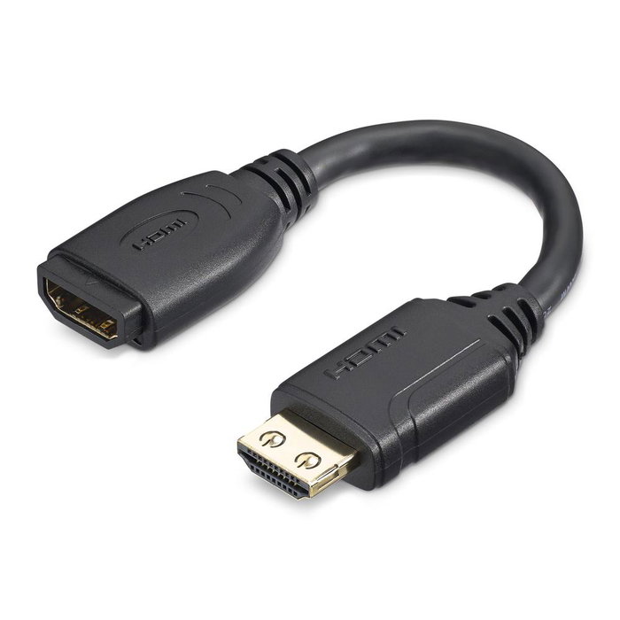 StarTech.com Cable Extensión HDMI 2.0 15cm Alta Velocidad 4K 60Hz Alargador