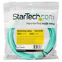 Startech.com Cable de fibra óptica multimodo dúplex 10 m 50/125 LC a LC OM4 LSZH Aqua