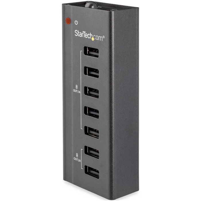 Startech Estación de Carga USB de 7 Puertos Autónoma, 5 Puertos de 1A y 2 Puertos de 2A - Base de Carga USB Startech Estación de Carga USB de 7 Puertos Autónoma, 5 Puertos de 1A y 2 Puertos de 2A - Base de Carga USB