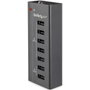 Startech Estación de Carga USB de 7 Puertos Autónoma, 5 Puertos de 1A y 2 Puertos de 2A - Base de Carga USB