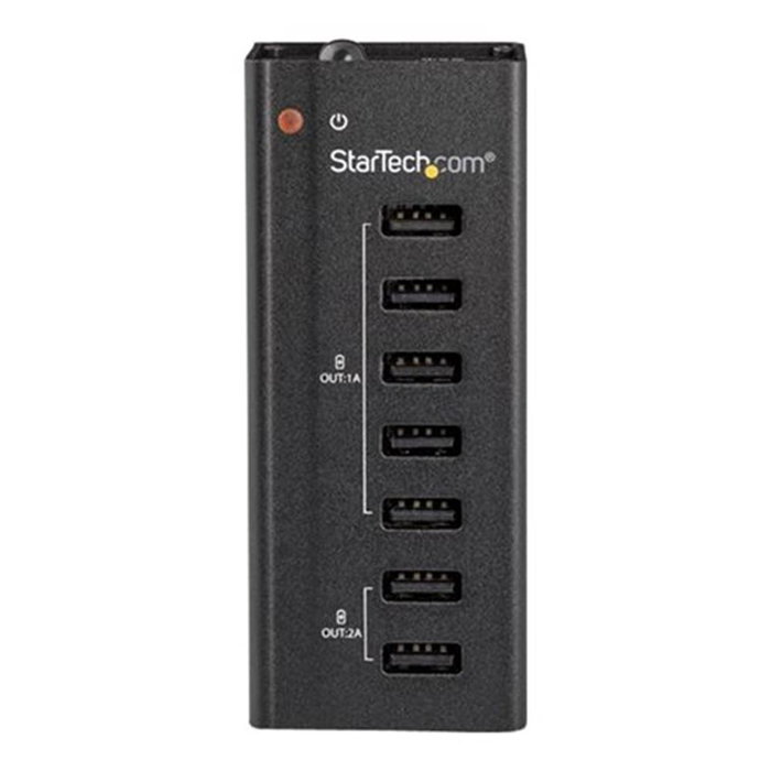 Startech Estación de Carga USB de 7 Puertos Autónoma, 5 Puertos de 1A y 2 Puertos de 2A - Base de Carga USB Startech Estación de Carga USB de 7 Puertos Autónoma, 5 Puertos de 1A y 2 Puertos de 2A - Base de Carga USB