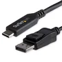 StarTech CDP2DP146B Cable Adaptador USB-C a DisplayPort 1.4, 8K 60Hz, 32.4Gbps, HDR, Plug-and-play, 1.8m, Negro - Compatible con MacBook, Windows, iPad Pro