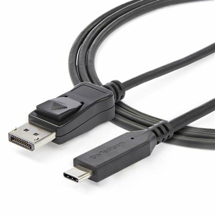 Adaptador USB C a DisplayPort Startech CDP2DP146B 1,8 m Negro Adaptador USB C a DisplayPort Startech CDP2DP146B 1,8 m Negro