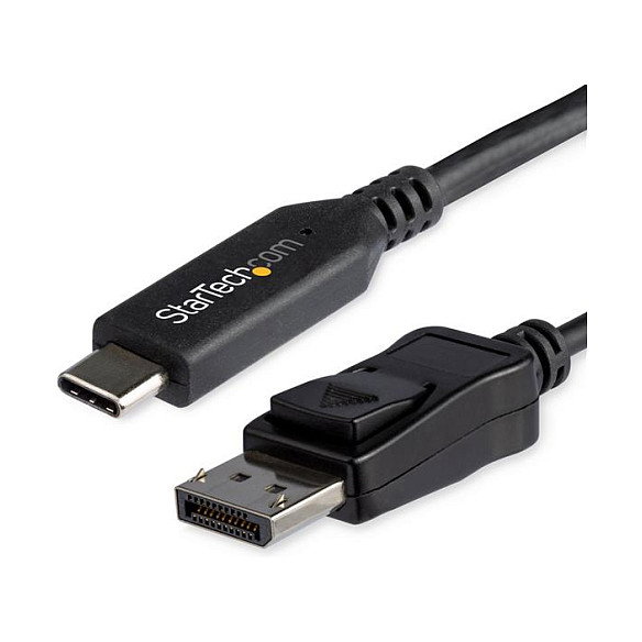 StarTech.com Adaptador de Cable de Vídeo USB Tipo C a DisplayPort 1,8 m 8K Negro StarTech.com Adaptador de Cable de Vídeo USB Tipo C a DisplayPort 1,8 m 8K Negro