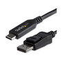 StarTech.com Adaptador de Cable de Vídeo USB Tipo C a DisplayPort 1,8 m 8K Negro