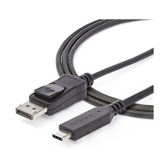 StarTech.com Adaptador de Cable de Vídeo USB Tipo C a DisplayPort 1,8 m 8K Negro StarTech.com Adaptador de Cable de Vídeo USB Tipo C a DisplayPort 1,8 m 8K Negro