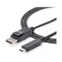 StarTech.com Adaptador de Cable de Vídeo USB Tipo C a DisplayPort 1,8 m 8K Negro