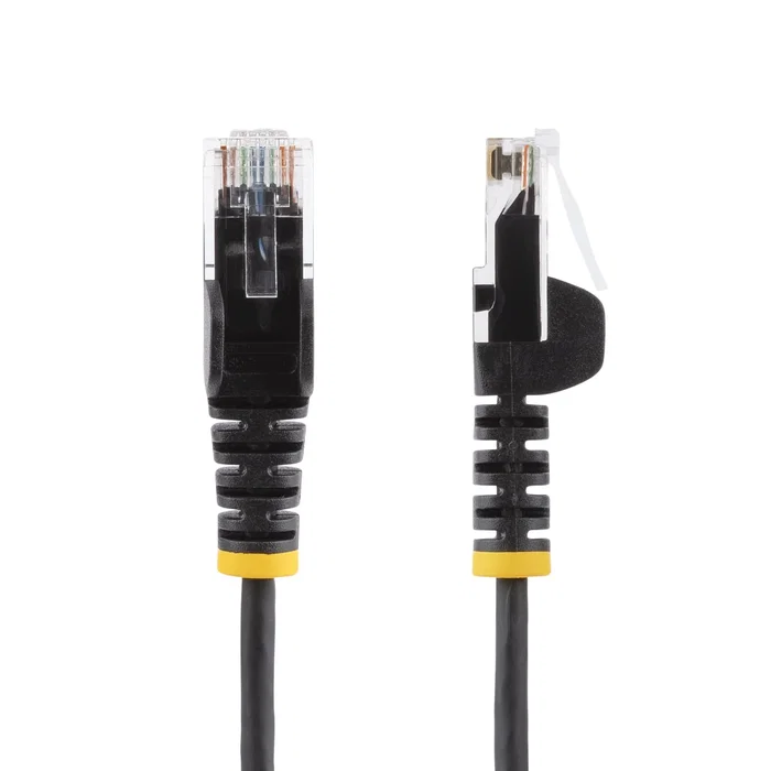 Startech Cable Ethernet Cat6 Delgado 2m RJ45 Negro N6PAT200CMBKS Startech Cable Ethernet Cat6 Delgado 2m RJ45 Negro N6PAT200CMBKS