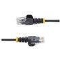 Startech CAT6 Cable de Red Delgado de 2m con Conectores RJ45 Sin Enganches Negro