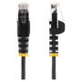 StarTech Cable Cat6 50cm Delgado, Conectores RJ45 Sin Enganches, Negro