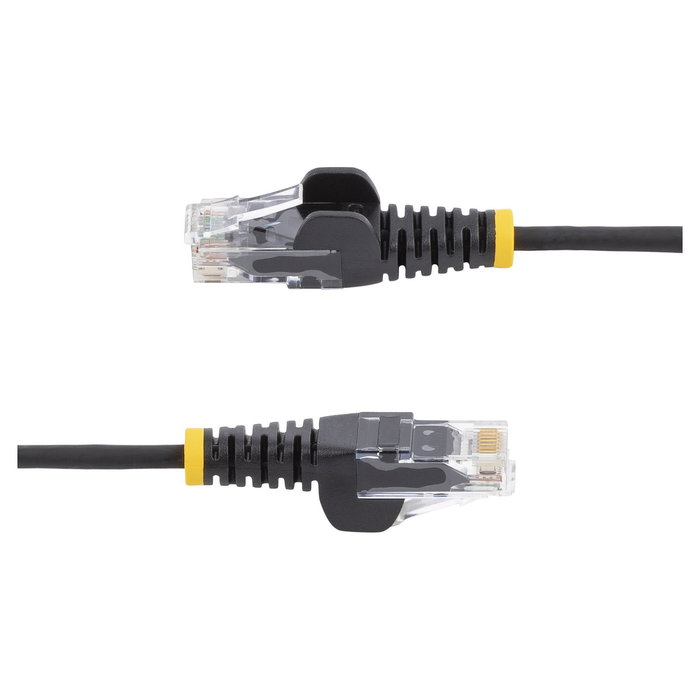 StarTech Cable Cat6 50cm Delgado, Conectores RJ45 Sin Enganches, Negro