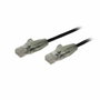 StarTech.com Cable de red Cat6 Delgado 50 cm Negro N6PAT50CMBKS
