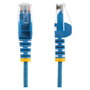 StarTech Cable de Red Ethernet 50cm Cat6 10GbE UTP LSZH para PoE 100W, Cordón de Parcheo RJ45 Sin Enredos - 6GRJ45S50CM