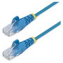 StarTech Cable de Red Ethernet 50cm Cat6 10GbE UTP LSZH para PoE 100W, Cordón de Parcheo RJ45 Sin Enredos - 6GRJ45S50CM