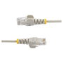 StarTech Cable de red Cat6 sin enganches 50 cm, RJ-45 macho a RJ-45 macho, gris