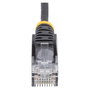 Startech Cable de red Cat6 delgado 1m RJ45 Negro N6PAT100CMBKS