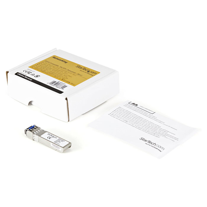 StarTech.com Módulo Transceptor SFP+ Compatible con HPE J9151E, 10GBASE-LR, Fibra Monomodo, LC, 10km StarTech.com Módulo Transceptor SFP+ Compatible con HPE J9151E, 10GBASE-LR, Fibra Monomodo, LC, 10km