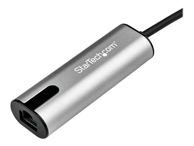 StarTech Adaptador de Red Ethernet USB-C a RJ45 2,5 Gigabit LAN US2GC30 para Laptop, Mac, Windows, Linux - Externo, USB 3.0, Negro