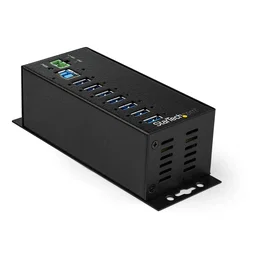 StarTech.com Hub Industrial USB 3.2 Gen 1 de 7 Puertos Negro HB30A7AME