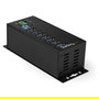 StarTech Hub USB 3.0 Industrial de 7 Puertos 7PT IND. USB3 HUB con Adaptador de Corriente y 5Gbps
