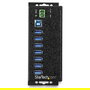 StarTech Hub USB 3.0 Industrial de 7 Puertos 7PT IND. USB3 HUB con Adaptador de Corriente y 5Gbps