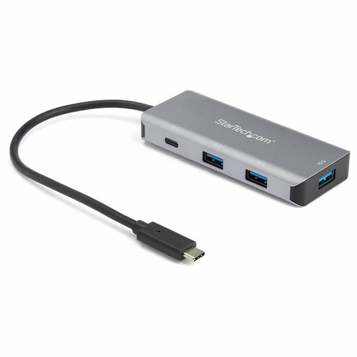 Startech.com Hub USB-C de 4 Puertos Alimentado por Bus - 10 Gbps - 3x USB-A y 1x USB-C