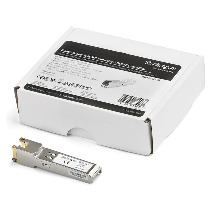 Startech Módulo Transceptor SFP Compatible Cisco GLC-T 1000Base-T Temperatura Extendida