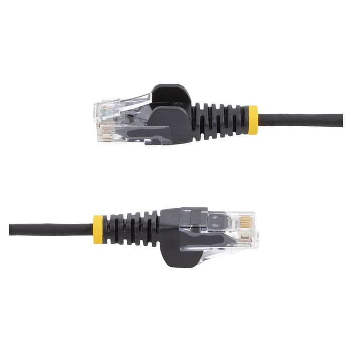 StarTech Cable de Red Cat6 UTP Slim de 3 Metros Negro 28 AWG LSZH Snagless, RoHS StarTech Cable de Red Cat6 UTP Slim de 3 Metros Negro 28 AWG LSZH Snagless, RoHS