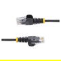 StarTech Cable de Red Cat6 UTP Slim de 3 Metros Negro 28 AWG LSZH Snagless, RoHS