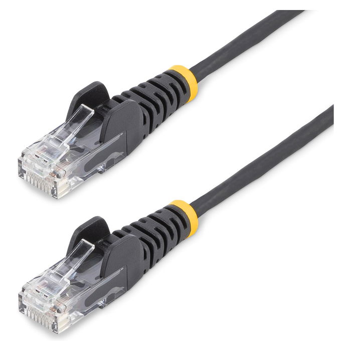 StarTech Cable de Red Cat6 UTP Slim de 3 Metros Negro 28 AWG LSZH Snagless, RoHS StarTech Cable de Red Cat6 UTP Slim de 3 Metros Negro 28 AWG LSZH Snagless, RoHS