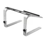StarTech.com Soporte Ergonómico Ajustable para Portátil - LTSTND - de Servicio Pesado, 3 Alturas, Acero y Aluminio, Hasta 17", 20 kg, Negro y Plata