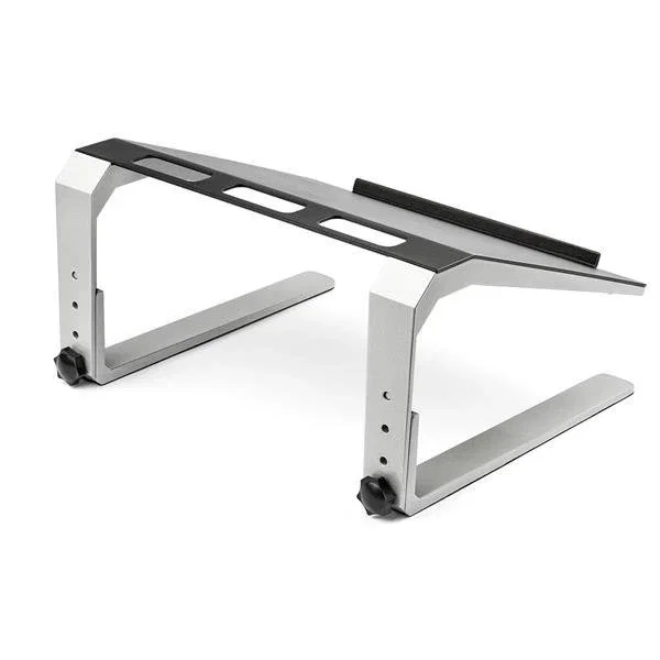 StarTech.com Soporte Ergonómico Ajustable para Portátil - LTSTND - de Servicio Pesado, 3 Alturas, Acero y Aluminio, Hasta 17", 20 kg, Negro y Plata