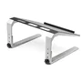 StarTech.com Soporte Ergonómico Ajustable para Portátil - LTSTND - de Servicio Pesado, 3 Alturas, Acero y Aluminio, Hasta 17", 20 kg, Negro y Plata