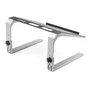 StarTech.com Soporte Ergonómico Ajustable para Portátil - LTSTND - de Servicio Pesado, 3 Alturas, Acero y Aluminio, Hasta 17", 20 kg, Negro y Plata