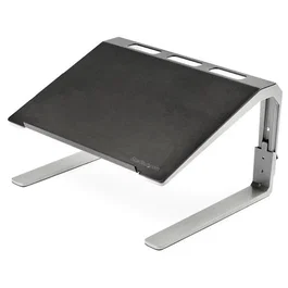 StarTech.com Soporte Ergonómico Ajustable para Portátil - LTSTND - de Servicio Pesado, 3 Alturas, Acero y Aluminio, Hasta 17", 20 kg, Negro y Plata