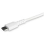 StarTech.com Cable USB-C a Lightning de 2 m, Certificado MFi, Blanco